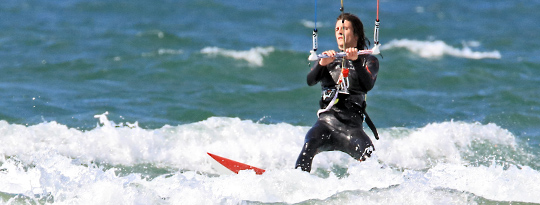 Board sailor at Outlet Beach